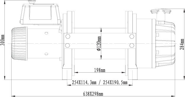 EWB 25000 机身尺寸图1