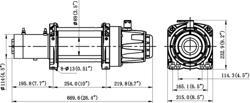 TDS 16.5 SR 机身尺寸图1