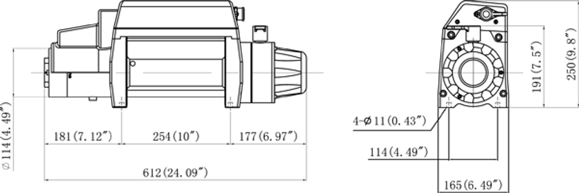 TDS 9.5i 机身尺寸图1