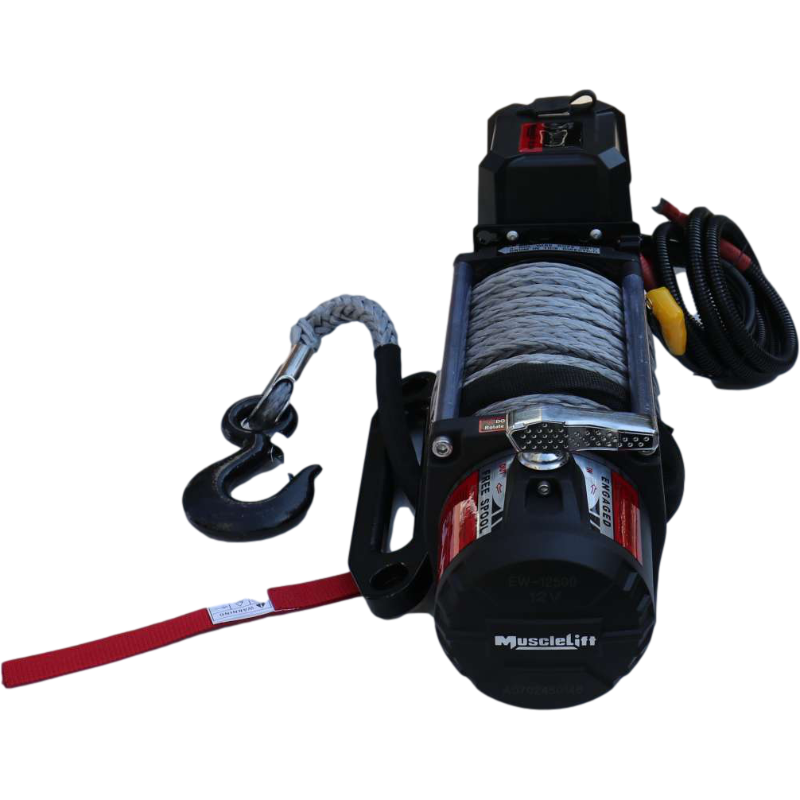 Musclelift 12500 Lbs Winch with Synthetic Rope 图8