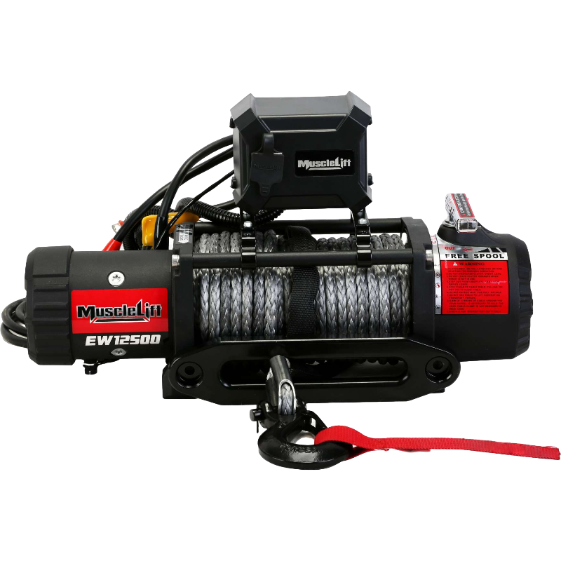 Musclelift 12500 Lbs Winch with Synthetic Rope 图32