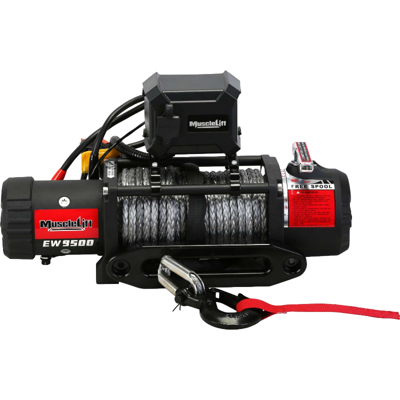 Musclelift 9500 Lbs Winch with Synthetic Rope 图4
