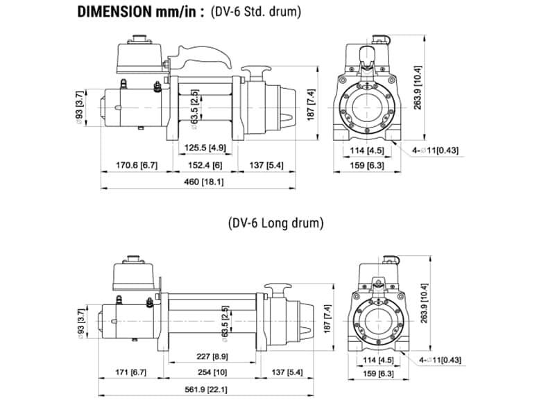 DV-6 机身尺寸图1