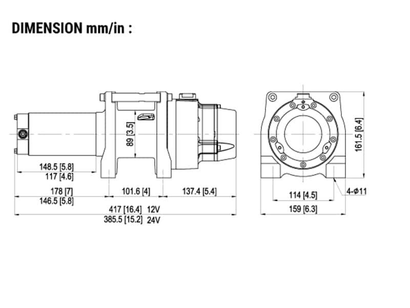 GTD-1200 机身尺寸图1