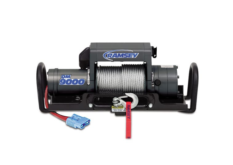 QM 9000 12 VOLT ELECTRIC WINCH WITH HAWSE FAIRLEAD