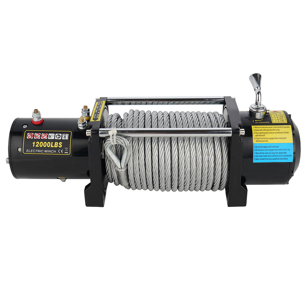12000 LB. 12V 4×4 WINCH WITH STEEL ROPE 图2