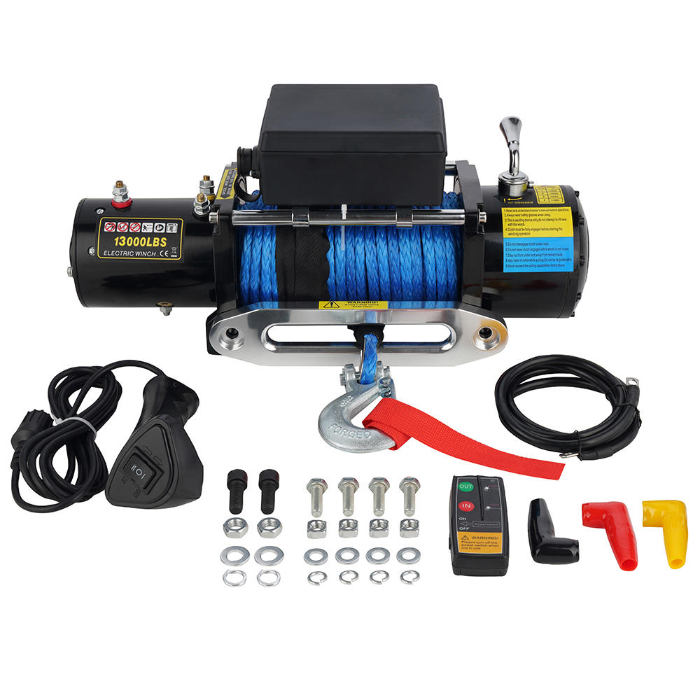 13000 LB. 4×4 12V WINCH WITH SYNTHETIC ROPE