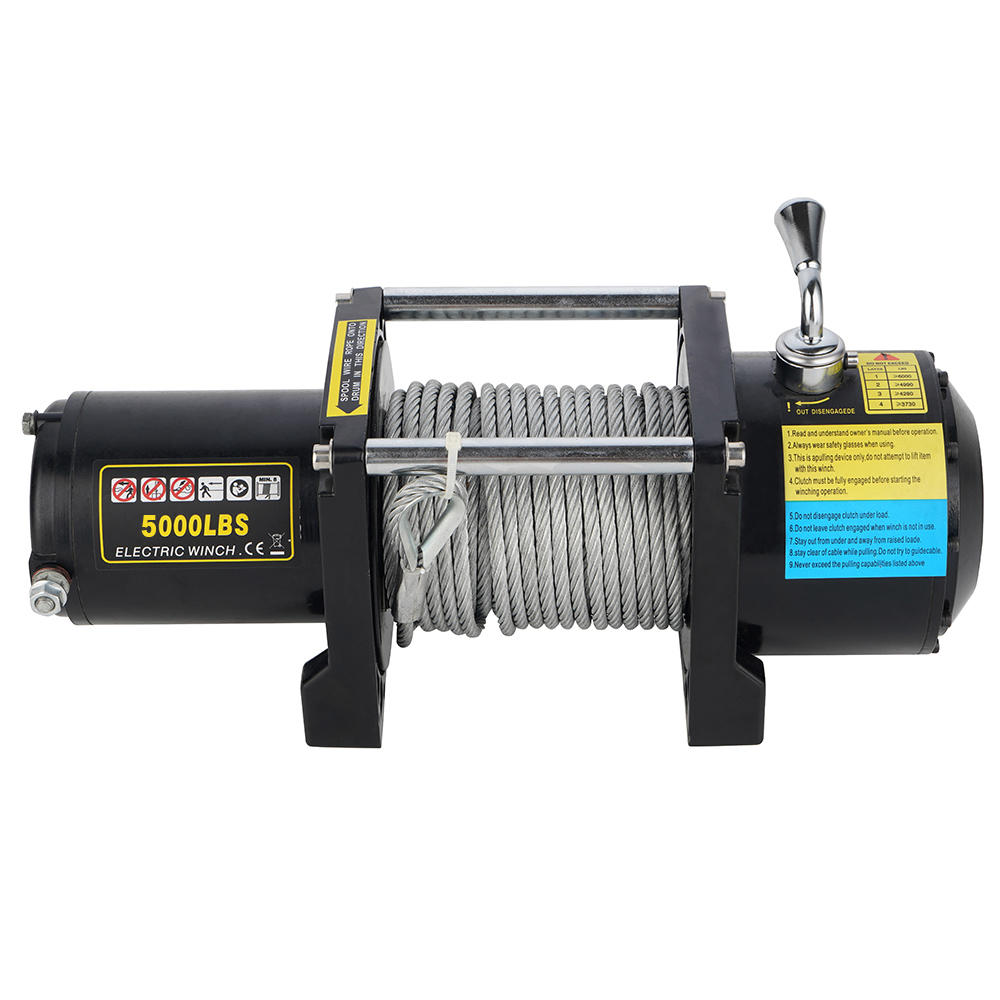 5000 LB. 12V 4×4 WINCH WITH STEEL ROPE 图2