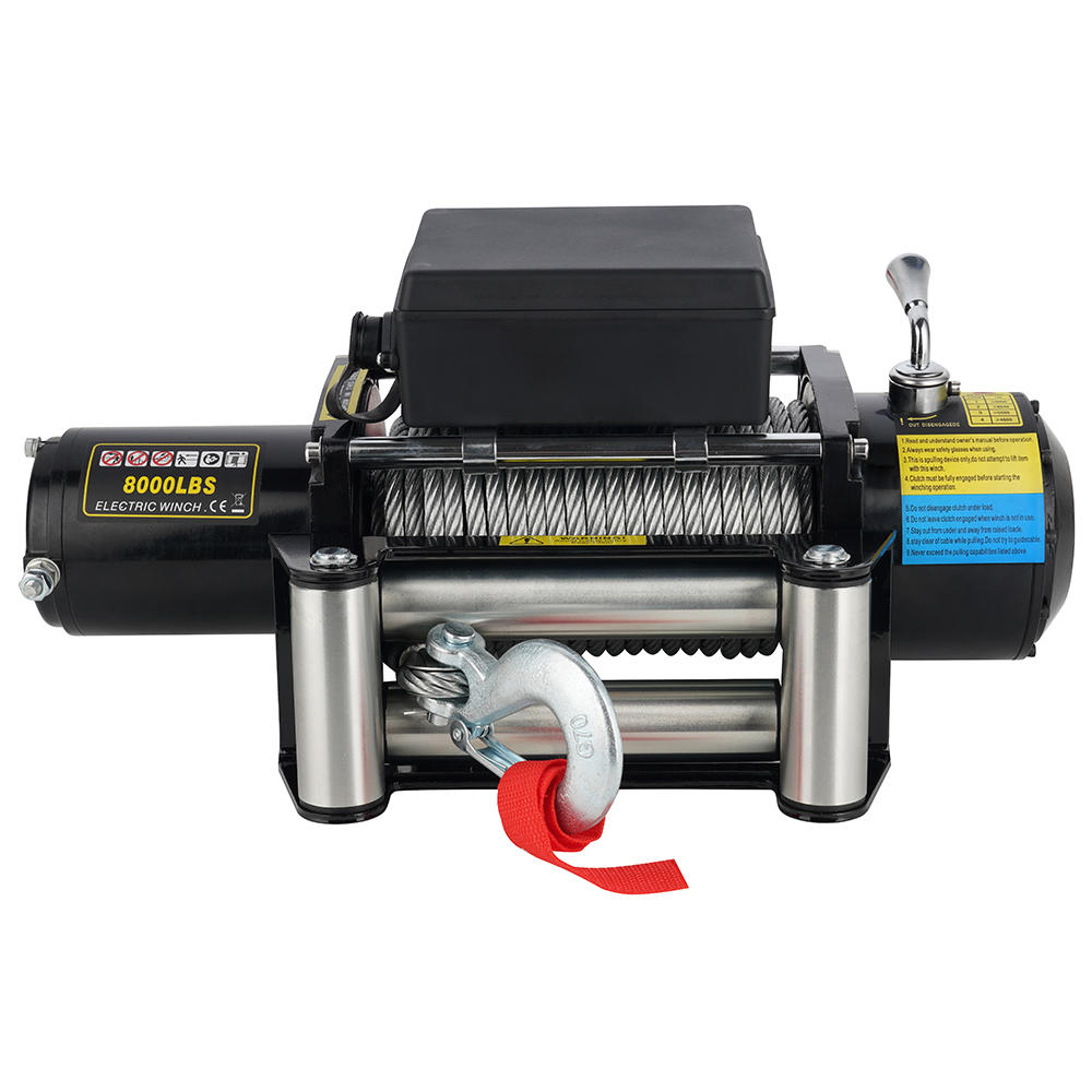 8000 LB. 12V 4×4 WINCH WITH STEEL ROPE 图2