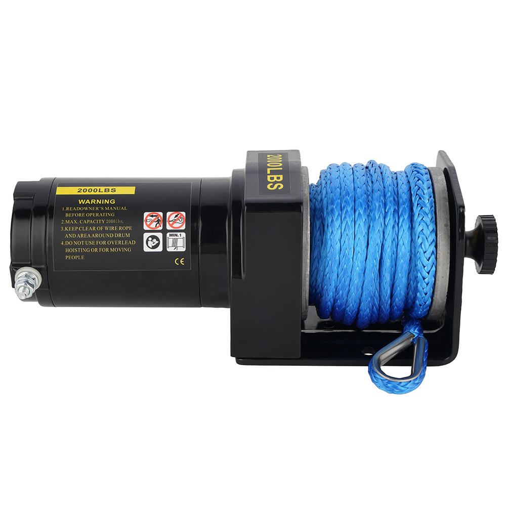 2000 LB. 12V ATV WINCH WITH SYNTHETIC ROPE 图2