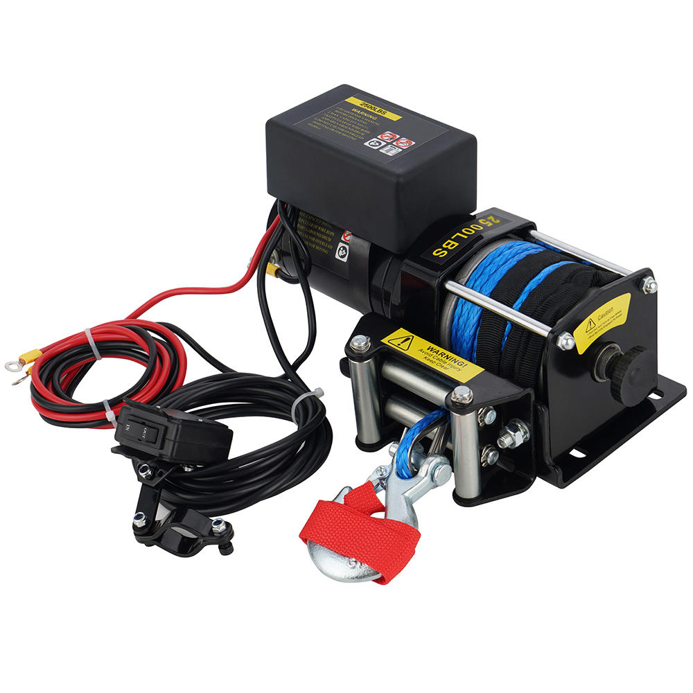 2500 LB. 12V ATV WINCH WITH SYNTHETIC ROPE 图4