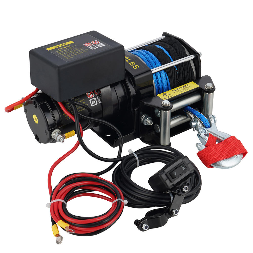 2500 LB. 12V ATV WINCH WITH SYNTHETIC ROPE 图5