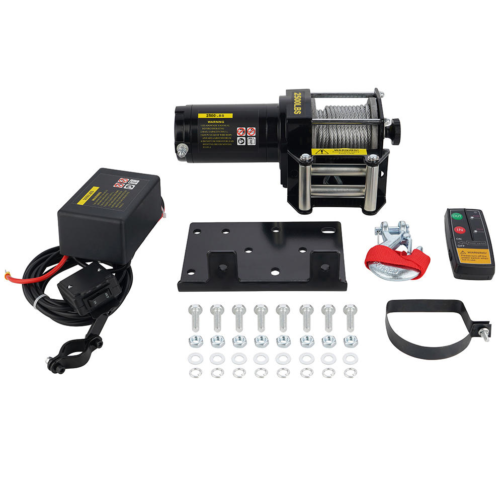 2500 LB. 12V ATV WINCH WITH WIRELESS REMOTE