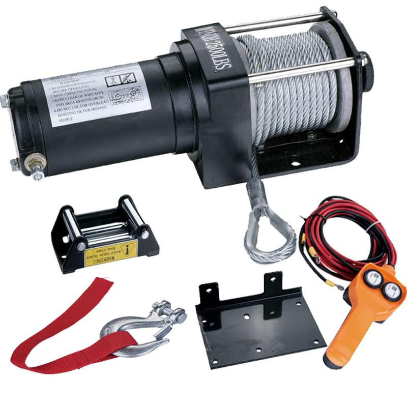 2500 LB. 12V MINI PORTABLE ATV WINCH