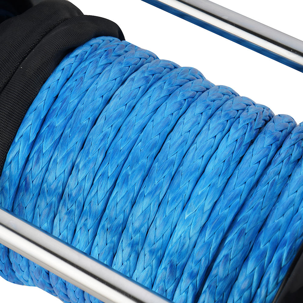 12V 16800LB TRUCK SYNTHETIC ROPE WINCH WITH WIRELESS REMOTE 图5