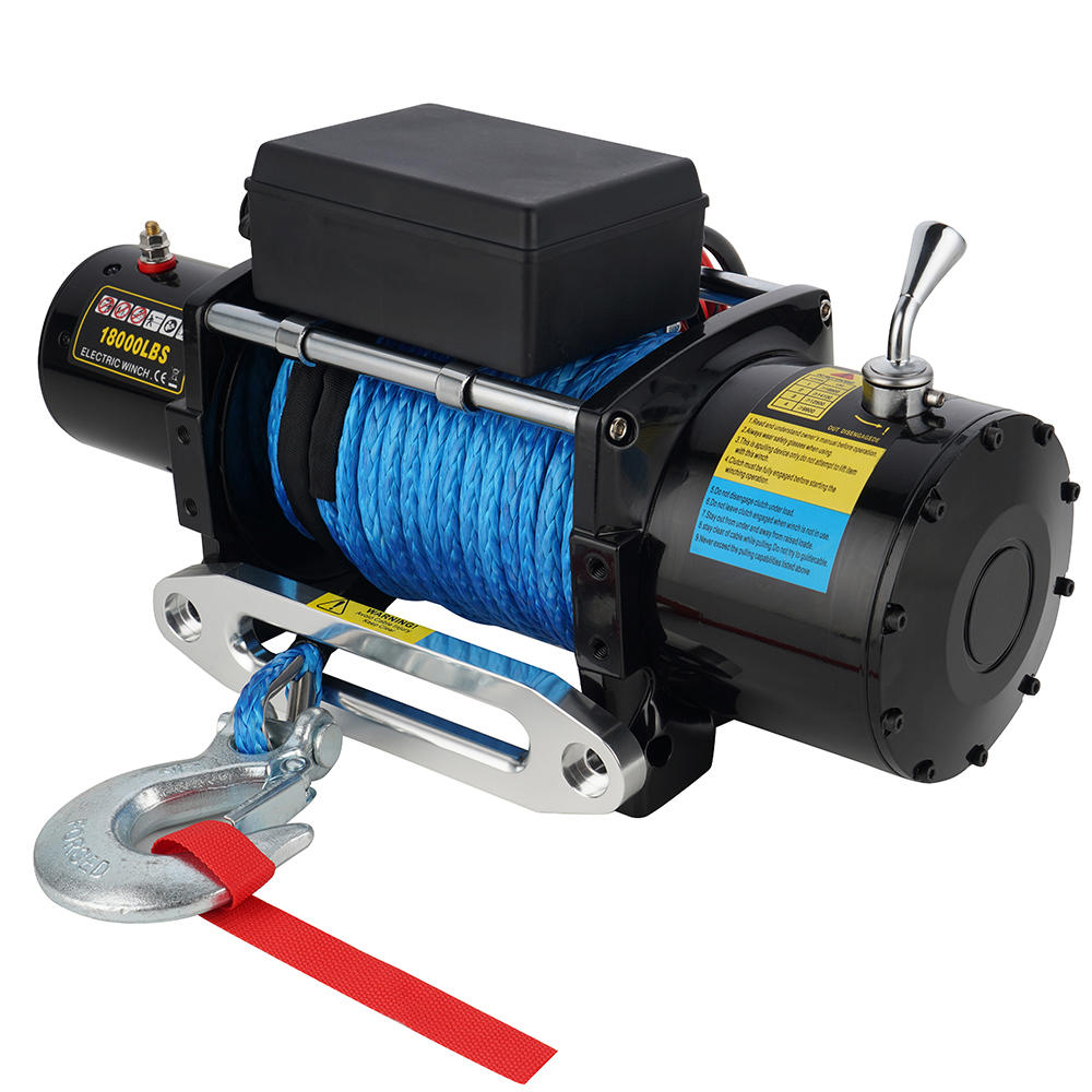 12V 18000LB TRUCK WINCH WITH SYNTHETIC ROPE 图3