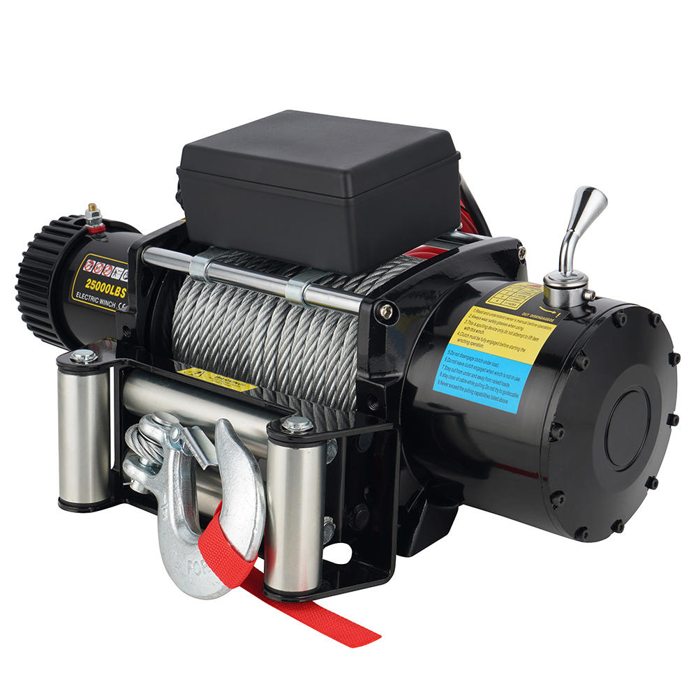 12V 25000LB HEAVY DUTY TRUCK WINCH WITH STEEL ROPE 图3