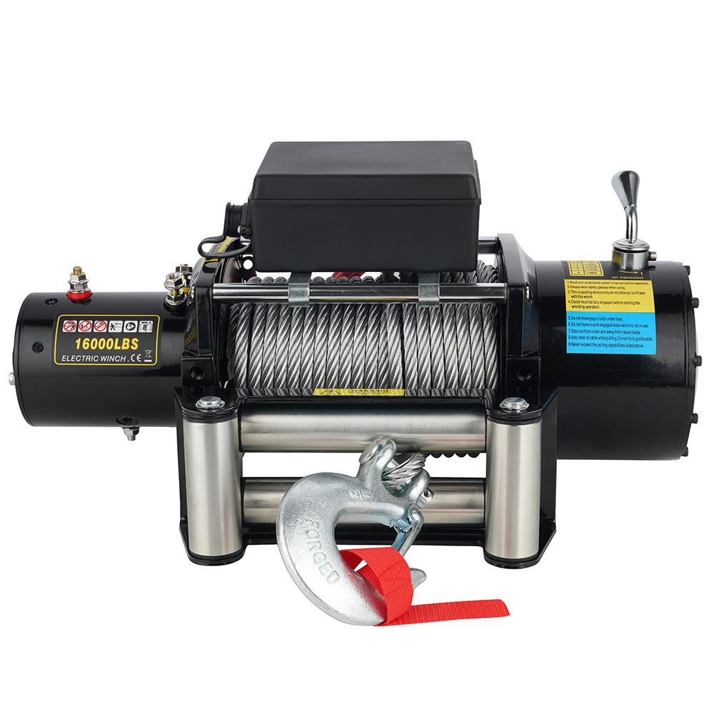 16000 LB. 12V TRUCK WINCH WITH STEEL ROPE 图2
