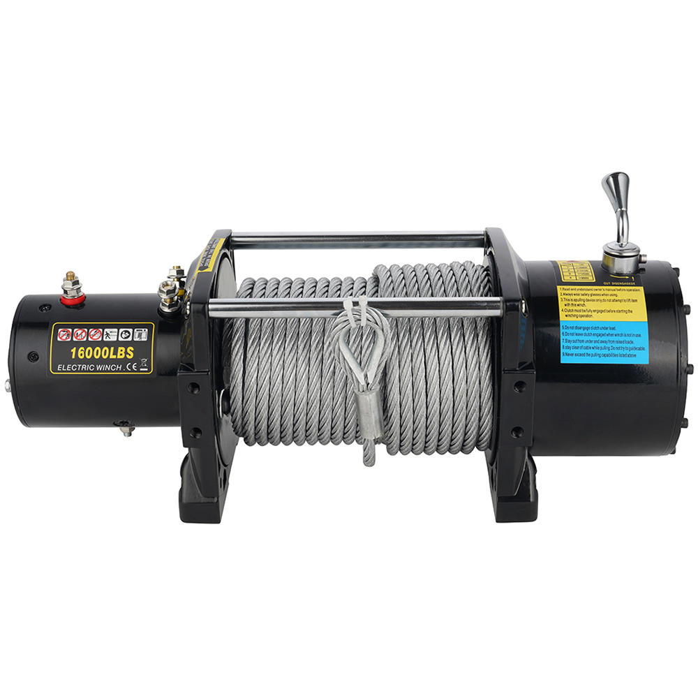 16000 LB. 12V TRUCK WINCH WITH STEEL ROPE 图3