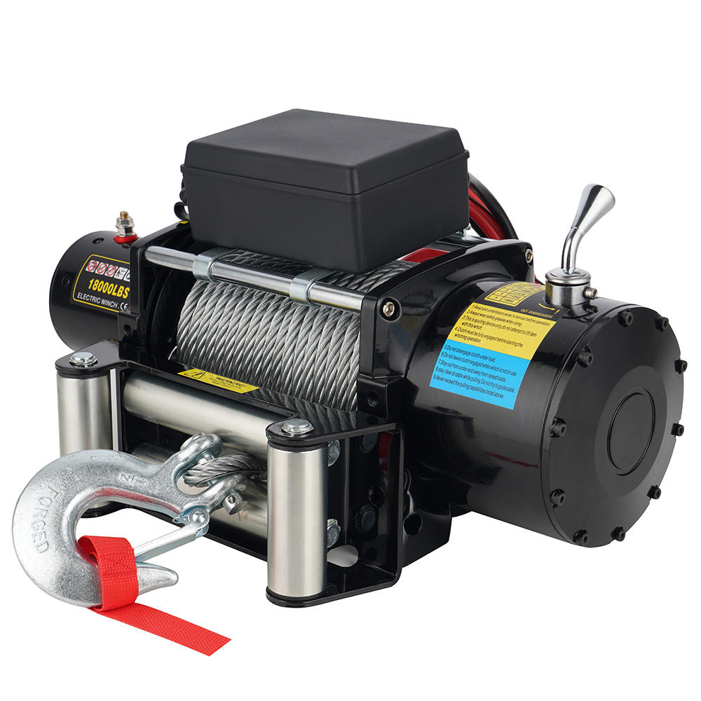 18000 LB. 12V TRUCK WINCH WITH STEEL ROPE 图4