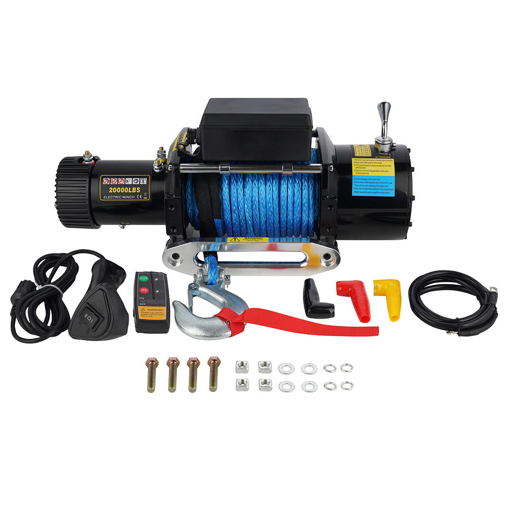 20000 LB. TRUCK 12V WINCH WITH SYNTHETIC ROPE