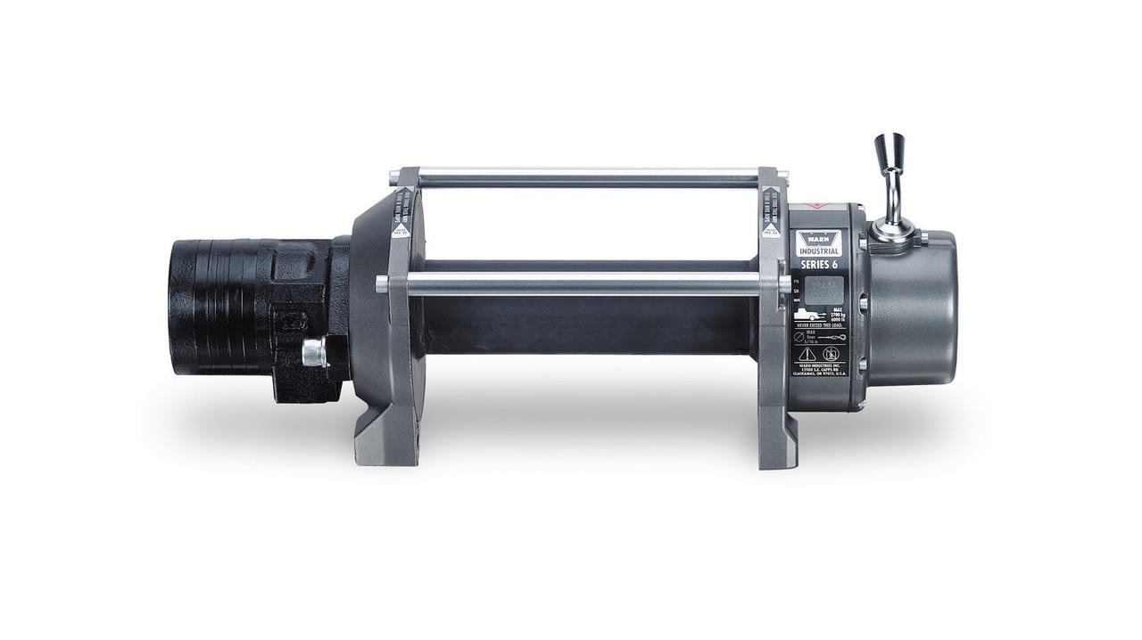 Series 6 Industrial Hydraulic Winch - 6,000 lb