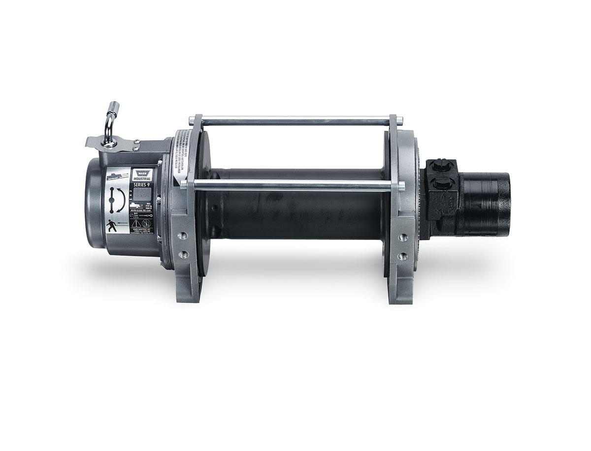 Series 9 Industrial Hydraulic Winch - 9,000 lb