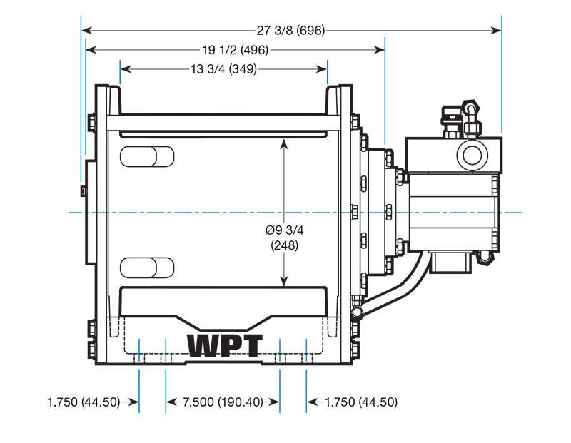 WHP53S-HS 机身尺寸图2