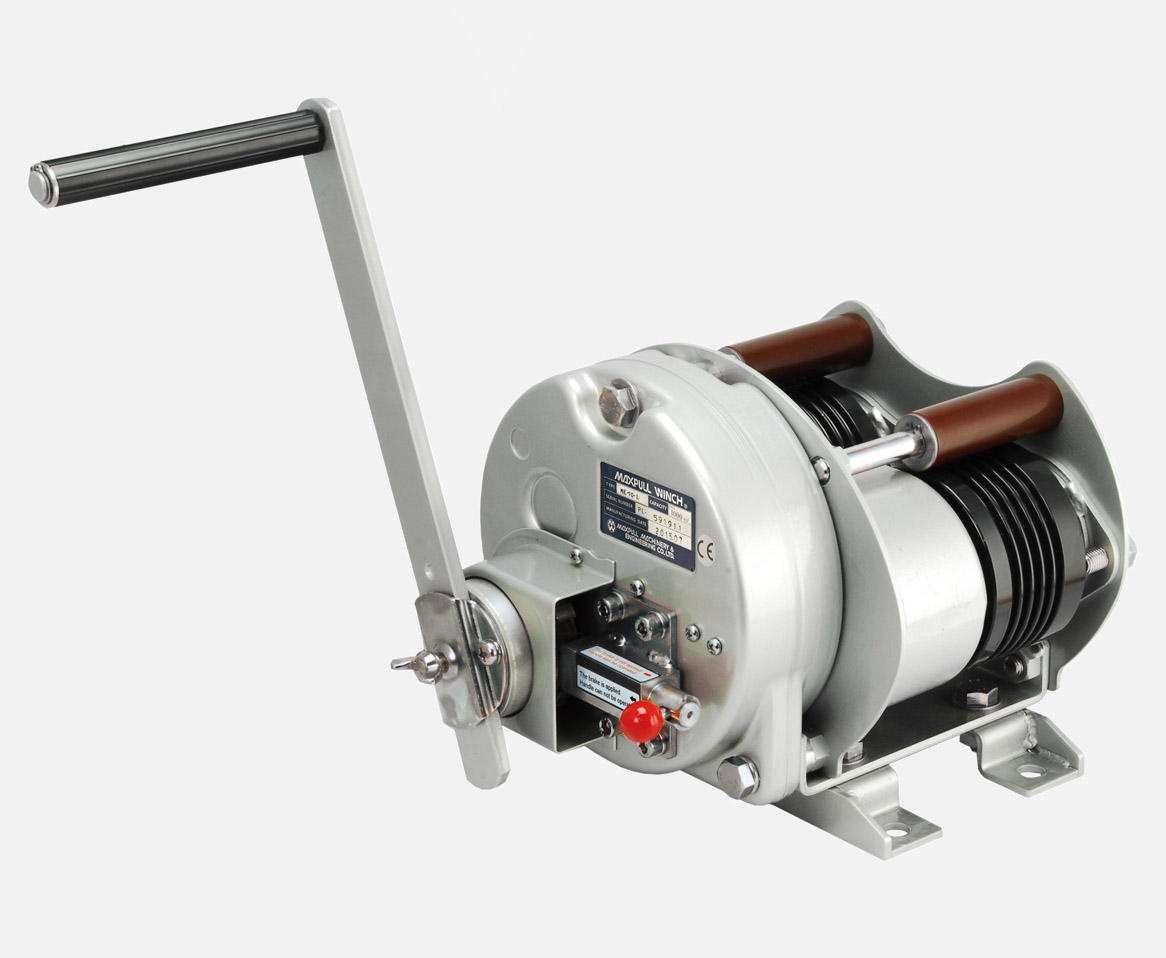 MAXPULL ME-10-L : 1,000kgf (2,200lbs) latch brake type